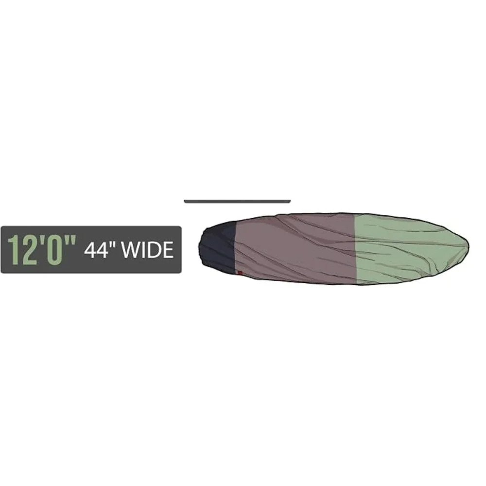 Ho Stevie! Canvas SUP Bag Canvas Cover 12' Black Gray Green Paddleboard Outdoor